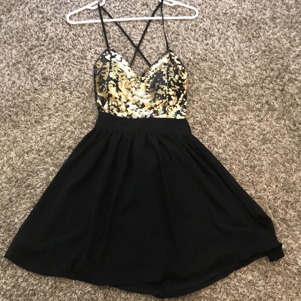 Sparkly homecoming or cocktail dress